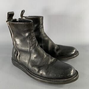 SEI OTTO Size 10 Black Solid Leather Chelsea Boots